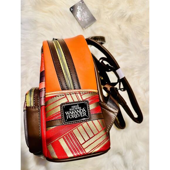 *NEW* Loungefly Marvel Black Panther Okoye Cosplay Mini Backpack - Picture 4 of 6
